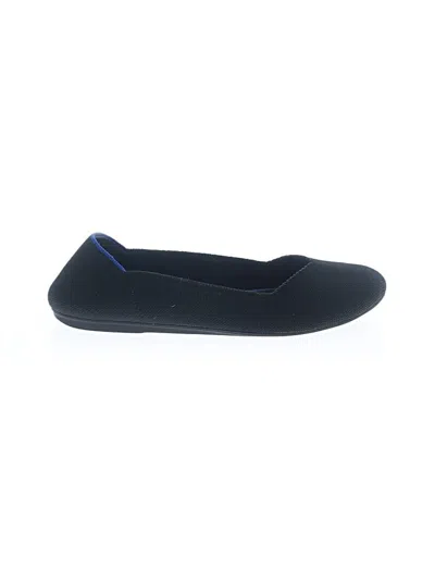 Pre-owned Rothys Flats In Black