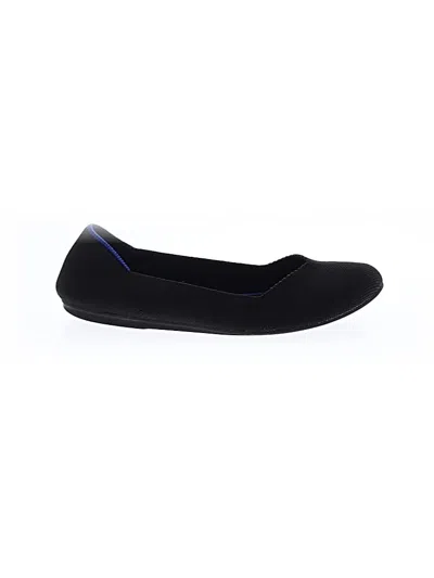 Pre-owned Rothys Flats In Black