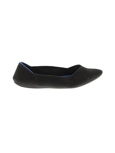 Pre-owned Rothys Flats In Black