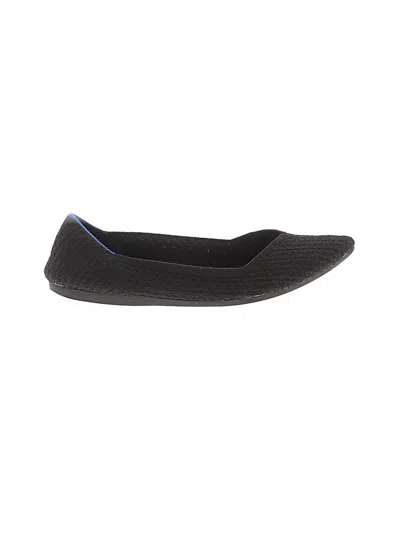 Pre-owned Rothys Flats In Black