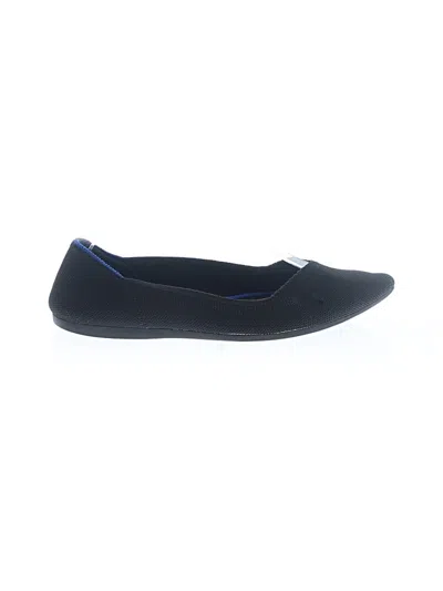 Pre-owned Rothys Flats In Black