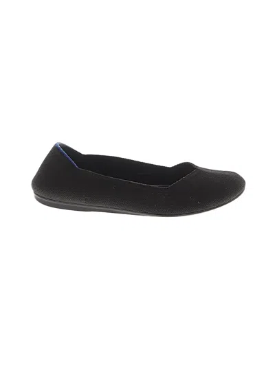 Pre-owned Rothys Flats In Black