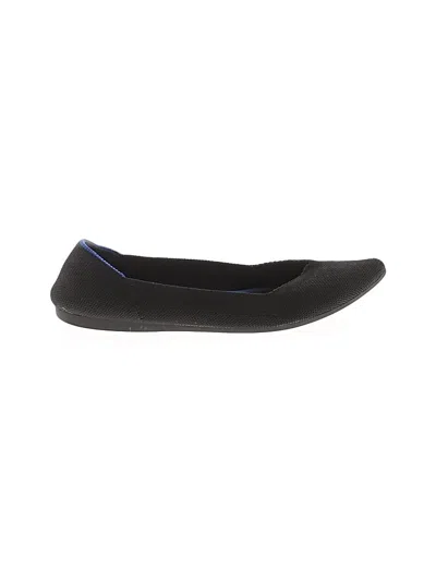 Pre-owned Rothys Flats In Black