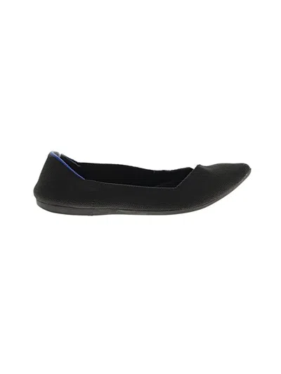 Pre-owned Rothys Flats In Black
