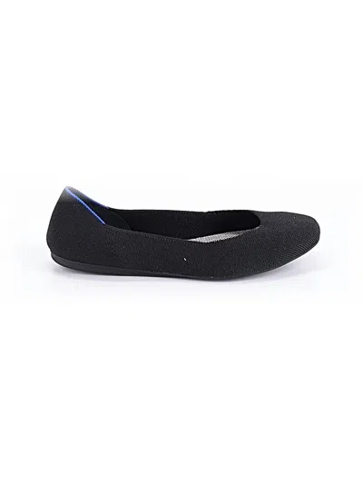 Pre-owned Rothys Flats In Black