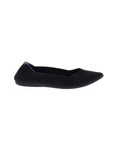 Pre-owned Rothys Flats In Black