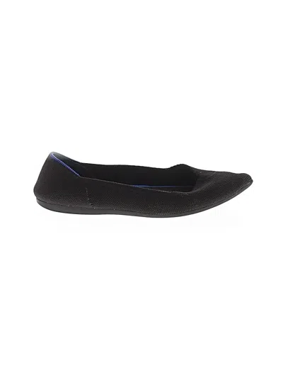 Pre-owned Rothys Flats In Black