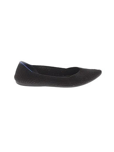 Pre-owned Rothys Flats In Black