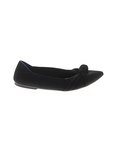 Pre-owned Rothys Flats In Black