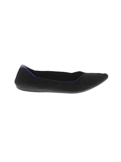 Pre-owned Rothys Flats In Black