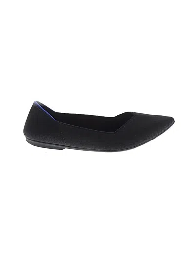 Pre-owned Rothys Flats In Black