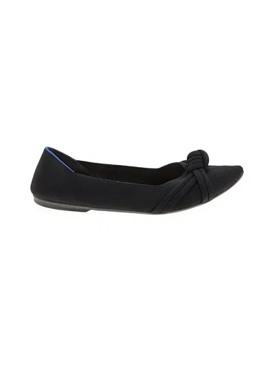 Pre-owned Rothys Flats In Black