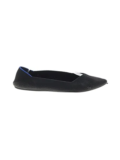 Pre-owned Rothys Flats In Black