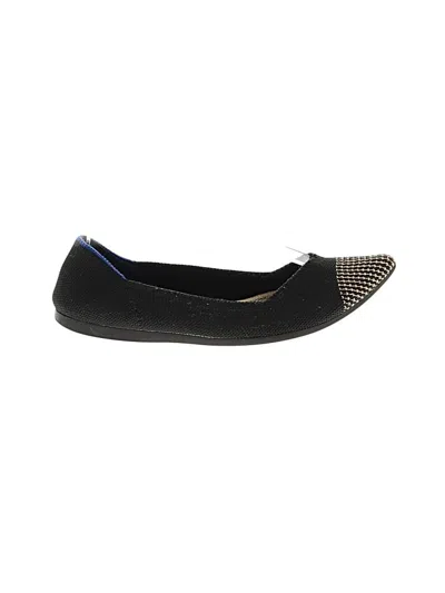 Pre-owned Rothys Flats In Black