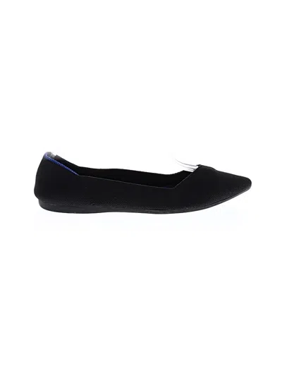 Pre-owned Rothys Flats In Black