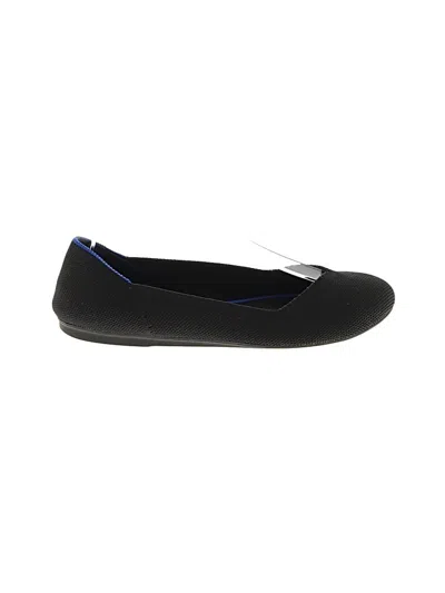 Pre-owned Rothys Flats In Black