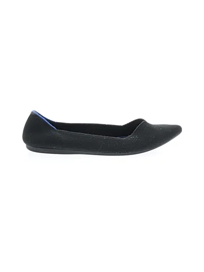 Pre-owned Rothys Flats In Black