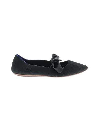 Pre-owned Rothys Flats In Black