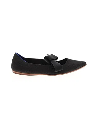 Pre-owned Rothys Flats In Black