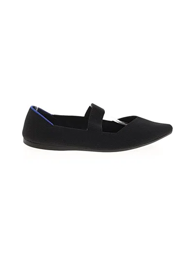 Pre-owned Rothys Flats In Black
