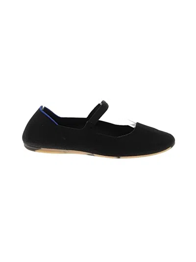 Pre-owned Rothys Flats In Black