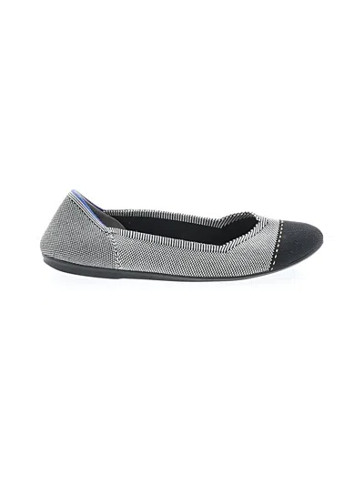 Pre-owned Rothys Flats In Black