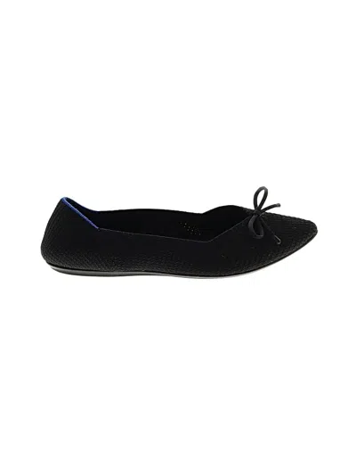 Pre-owned Rothys Flats In Black