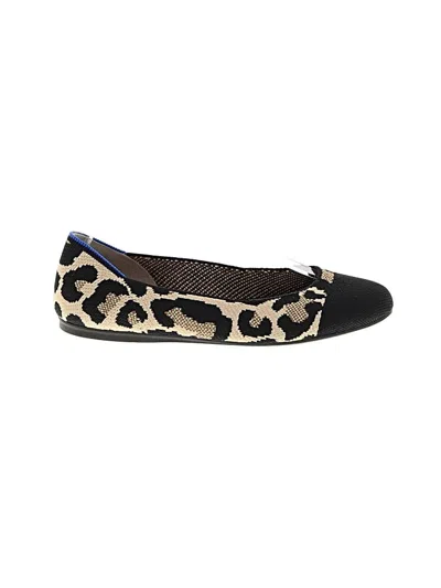 Pre-owned Rothys Flats In Black