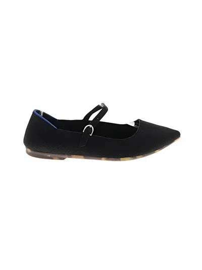 Pre-owned Rothys Flats In Black