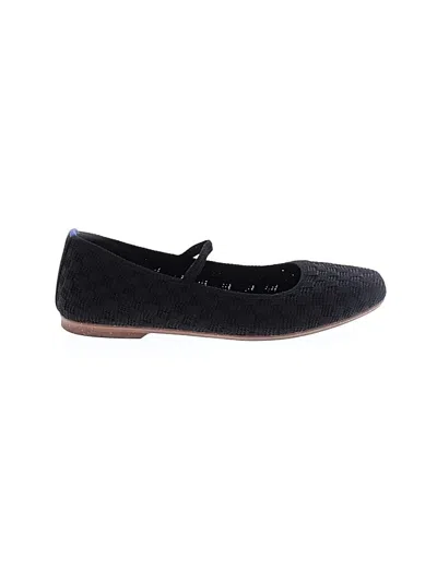 Pre-owned Rothys Flats In Black
