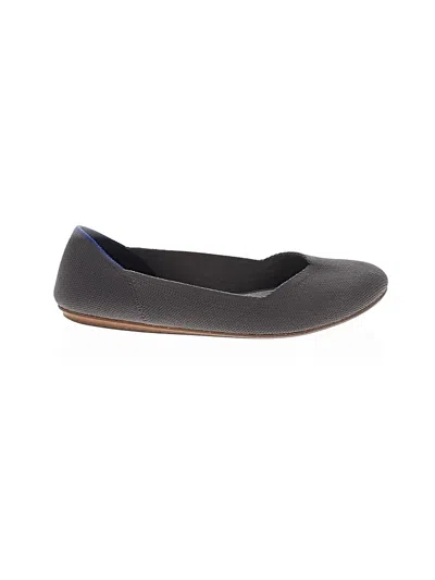 Pre-owned Rothys Flats In Black