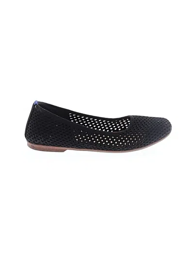 Pre-owned Rothys Flats In Black