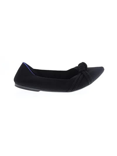 Pre-owned Rothys Flats In Black