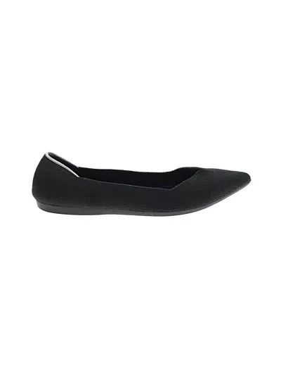 Pre-owned Rothys Flats In Black