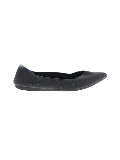 Pre-owned Rothys Flats In Black