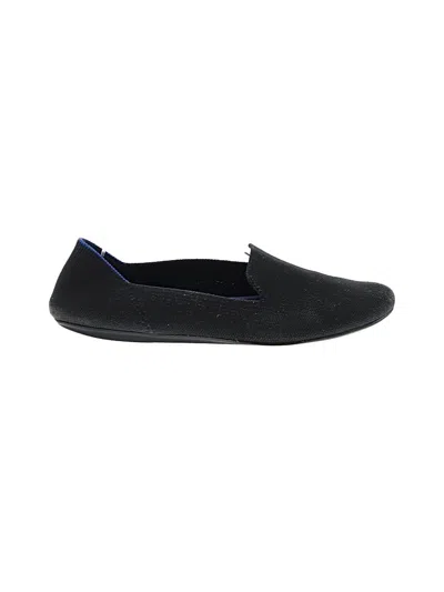 Pre-owned Rothys Flats In Black
