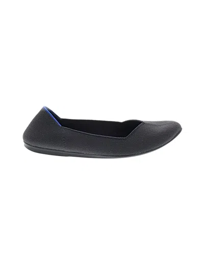 Pre-owned Rothys Flats In Black