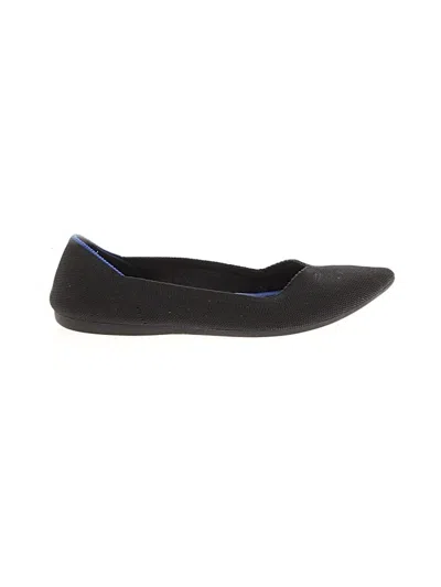 Pre-owned Rothys Flats In Black