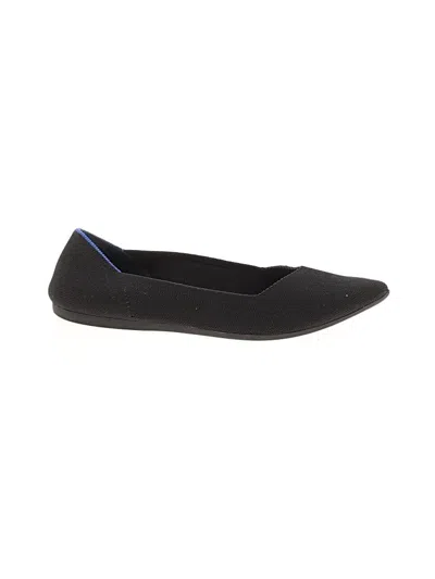 Pre-owned Rothys Flats In Black