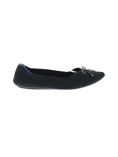 Pre-owned Rothys Flats In Black