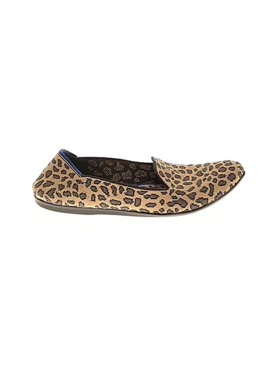 Pre-owned Rothys Flats In Brown