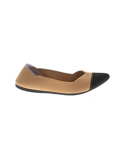 Pre-owned Rothys Flats In Brown