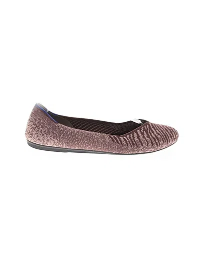 Pre-owned Rothys Flats In Brown