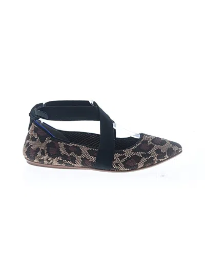 Pre-owned Rothys Flats In Brown