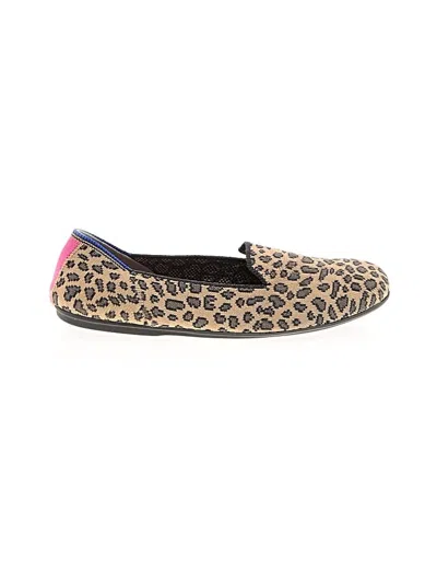 Pre-owned Rothys Flats In Brown