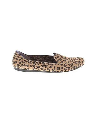 Pre-owned Rothys Flats In Brown