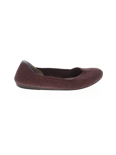 Pre-owned Rothys Flats In Brown