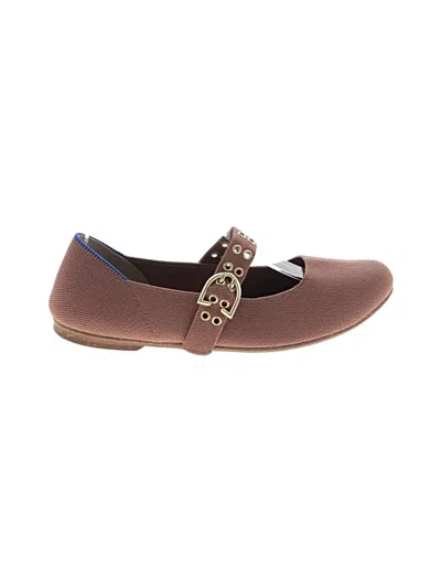 Pre-owned Rothys Flats In Brown