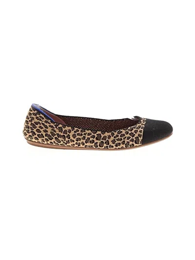 Pre-owned Rothys Flats In Brown