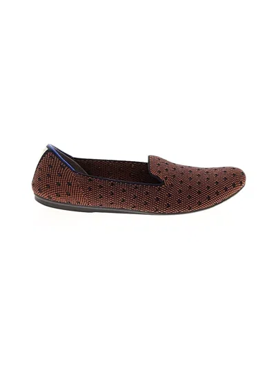 Pre-owned Rothys Flats In Brown